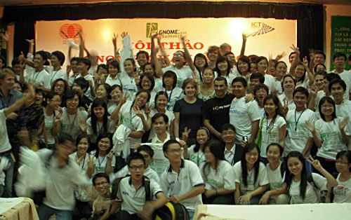 GNOME.Asia Summit 2009 has over 100 volunteers full of energy